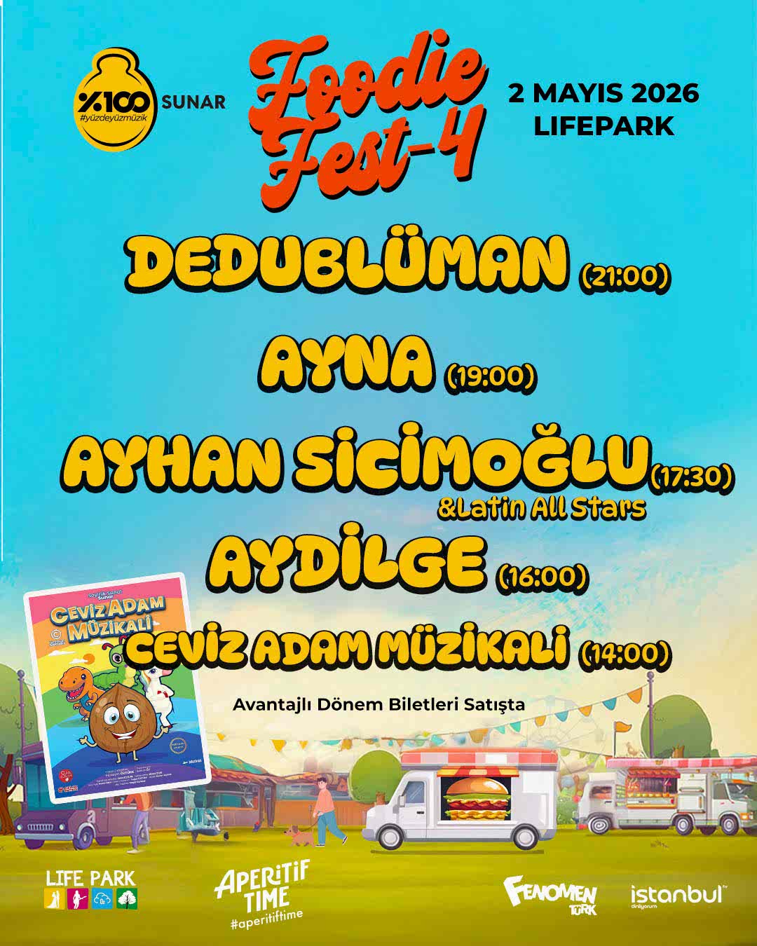 Yüzdeyüz Müzik sunar: Foodiefest 4