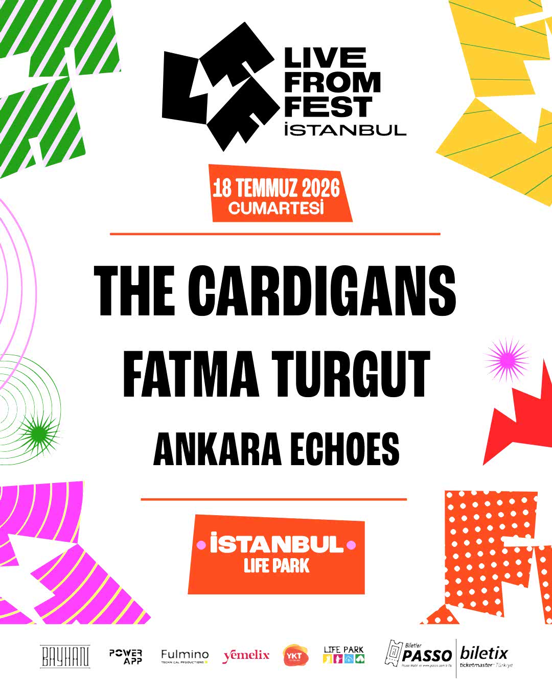 LFF The Cardigans, Fatma Turgut, Ankara Echoes
