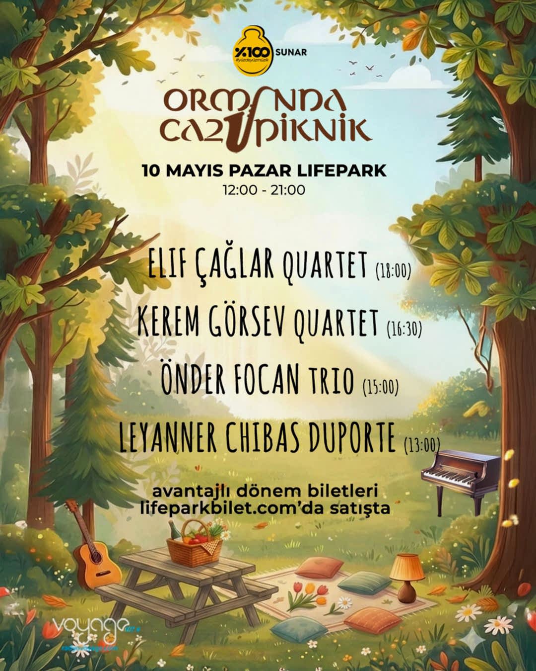Yüzdeyüz Müzik sunar: Ormanda Caz ve Piknik 5